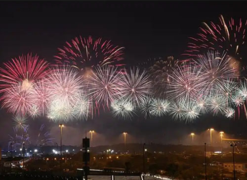 伊兰县焰火晚会
